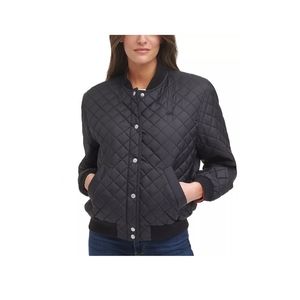Levis Diamond Quilted Bomber Jacket Size M